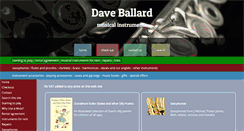 Desktop Screenshot of daveballard.co.uk