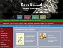 Tablet Screenshot of daveballard.co.uk